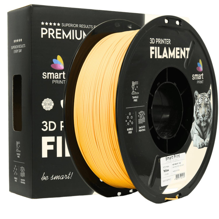 Filament Smart Print PETG Matte Yellow Mat 1.75mm 1kg