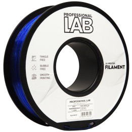 Filament Prof. Lab PETG Transparent Blue 1.75mm 1kg