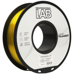Filament Prof. Lab PETG Transparent Yellow 1.75mm 1kg