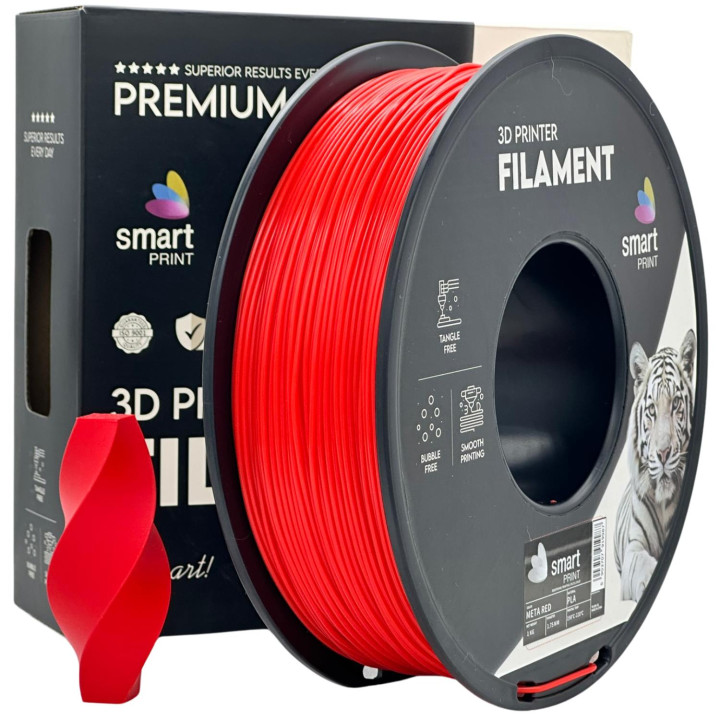 Filament Smart Print PLA Meta Red 1.75mm 1kg
