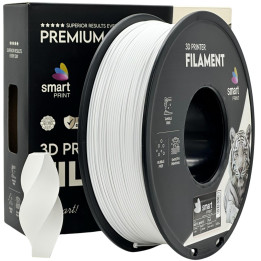Filament PLA Meta White 1.75mm 1kg White czysty Smart Print