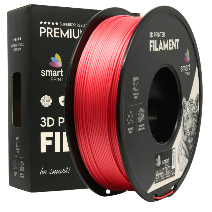 Filament PLA Smart Print Raspberry Różowy Malinowy 1.75 mm 1 kg Printing