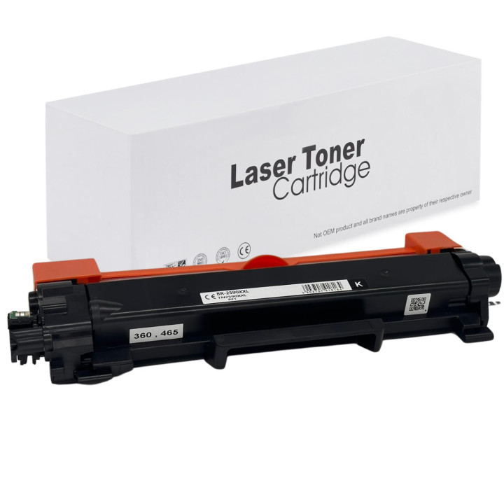 Toner TN-2590XXL for Brother MFC-L2922DW HL-L2402D Black 5k