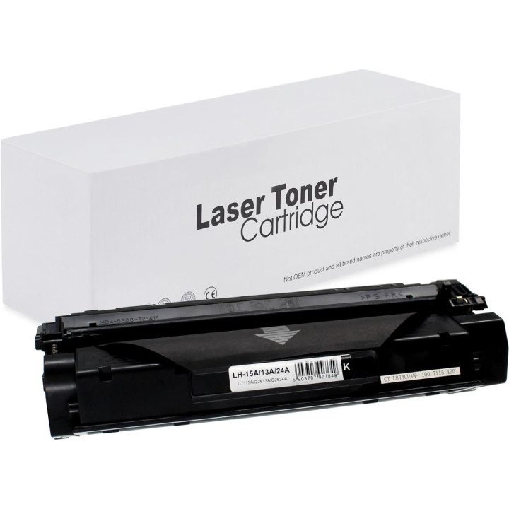 Toner C7115A Q2613A Q2624A for HP LaserJet 1200 1300 Black 2.5k