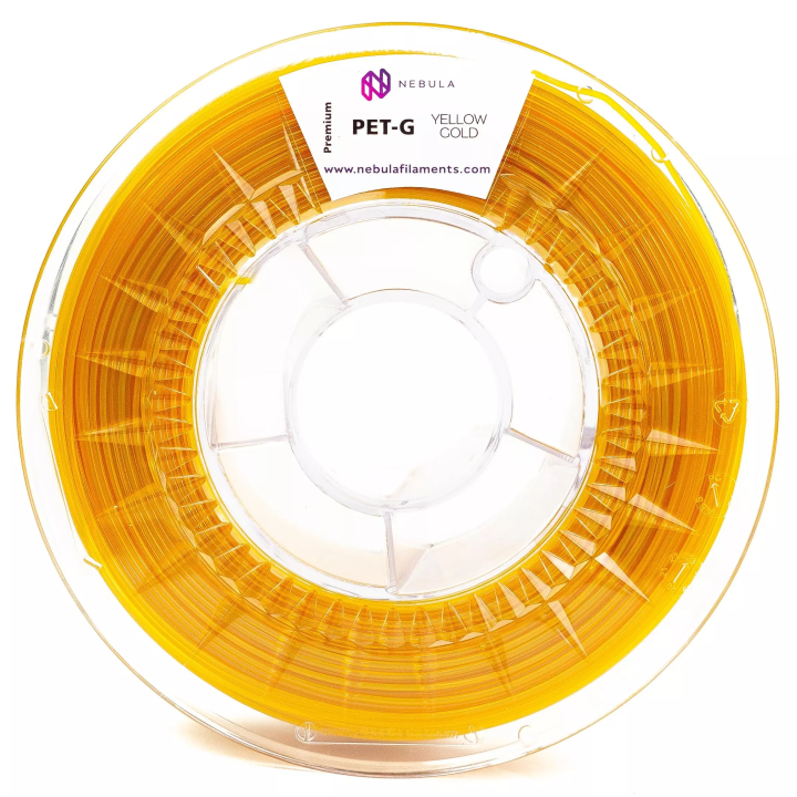 Filament PET-G Nebula Yellow Gold Złoty Żółty 1.75 mm 1 kg Druk 3D