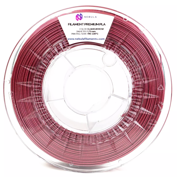 Filament PLA Glitter Nebula Glamour Rose Róż Brokat 1.75 mm 3 kg 3D