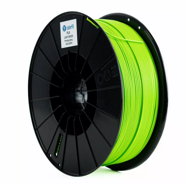 Filament PLA Colorfil Light Green Jasny Zielony Zieleń 1.75mm 0.5kg