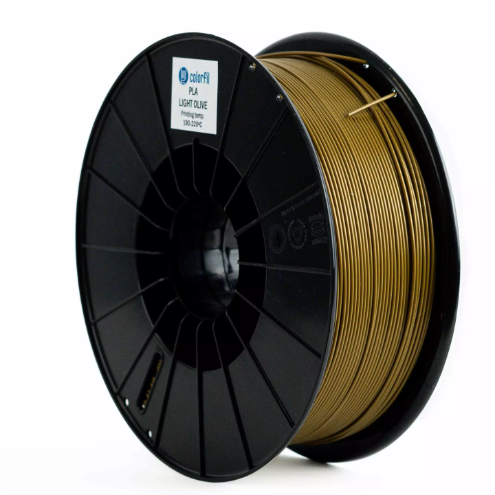 Filament PLA Colorfil Light Olive Jasny Oliwkowy Oliwka 1.75mm 0.5kg