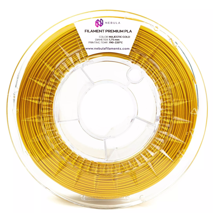 Filament PLA Nebula Majestic Gold Królewski Złoto 1.75mm 0.5kg
