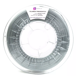 Filament PLA Nebula Metalic Silver Metalik Srebro 1.75mm 0.5kg