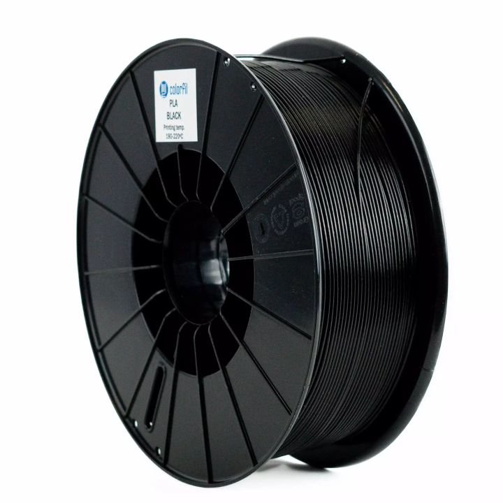 Filament PLA Colorfil Black Glossy Printing 1.75 mm 1 kg