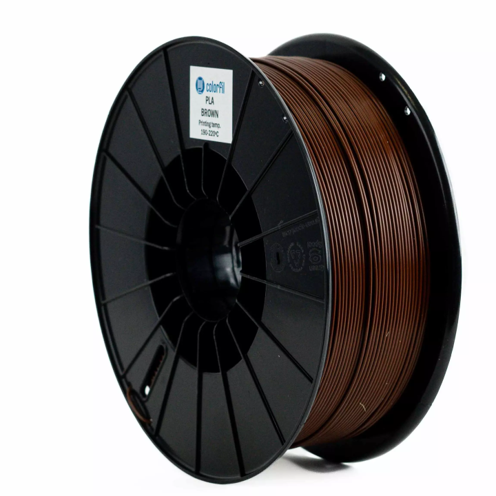 Filament PLA Colorfil Brown Czekolada Printing 1.75 mm 0.5 kg
