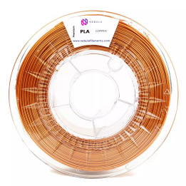 Filament PLA Nebula Copper Miedź Copper Metalik Printing 1.75 mm 0.5 kg