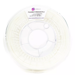 Filament PLA Nebula Pure White Biały Czysty Śnieżnobiały 1.75 mm 9 kg