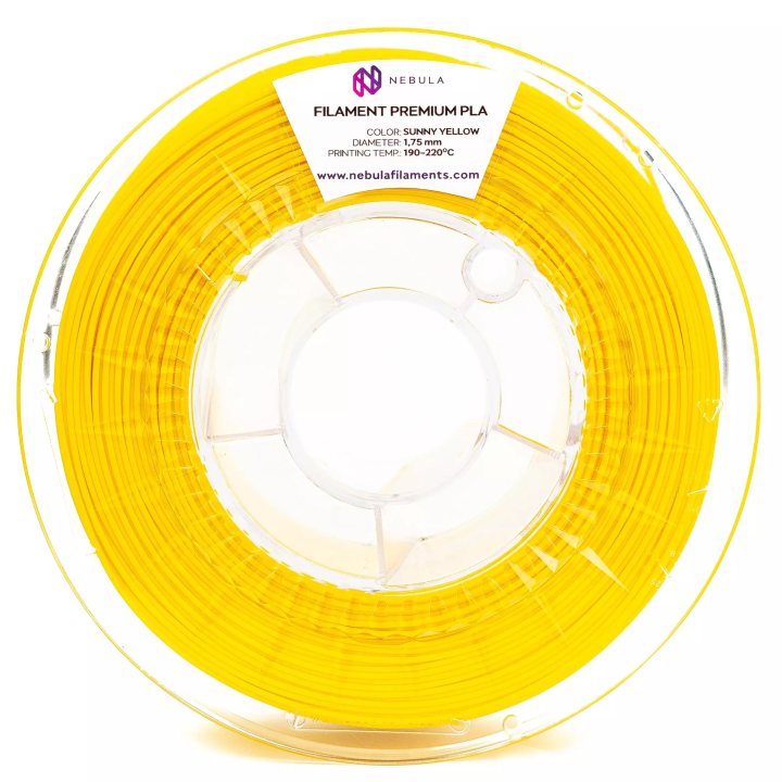 Filament PLA Nebula Sunny Yellow Słoneczny Żółty Połysk 1.75 mm 5 kg
